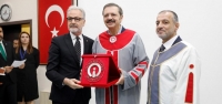 İSTE'den TOBB Başkanı Hisarcıklıoğlu'na Fahri Doktora