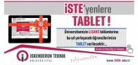 İSTE'yenlere Tablet!