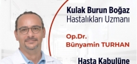 KBB Uzmanı Op. Dr. Bünyamin Turhan Gelişim'de
