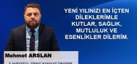 Mehmet Arslan'dan Yeni Yıl Kutlama Mesajı