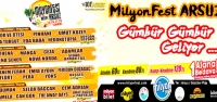 Milyonfest Arsuz Programı Açıklandı