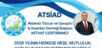Mithat Ceritbinmez'den Yeni Yıl Mesajı