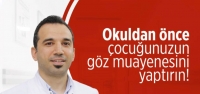 Okul Öncesinde Göz Muayenesi Çok Önemli