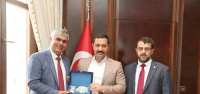 Öz Çelik-İş Sendikası Yönetiminden Hatay Valisi Masatlı'ya Hayırlı Olsun Ziyareti