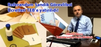 Referandum Ücretleri TEB'e Yattı!