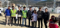 THK İskenderun'da Depremzede Çocuklarla Maket Uçak Yaptı