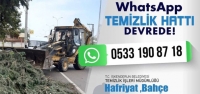 ‘Whatsapp Temizlik Hattı Devrede'