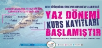 Yaz Kursu Kayıtları Başlıyor