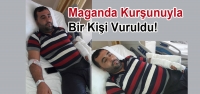 Yemek Yerken Maganda Kurşunuyla Yaralandı!