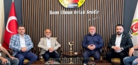 YENİDEN REFAH PARTİSİ, İSKENDERUN GAZETECİLER CEMİYETİ'Nİ ZİYARET ETTİ