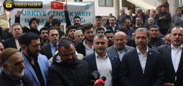 TÜGVA Saldırıyı Protesto Etti