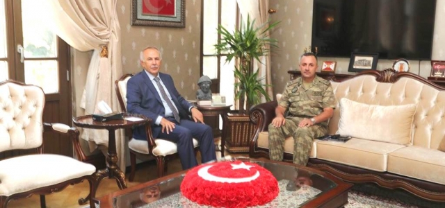 Vali Ata, Tuğgeneral Kılınç'ı Kabul Etti