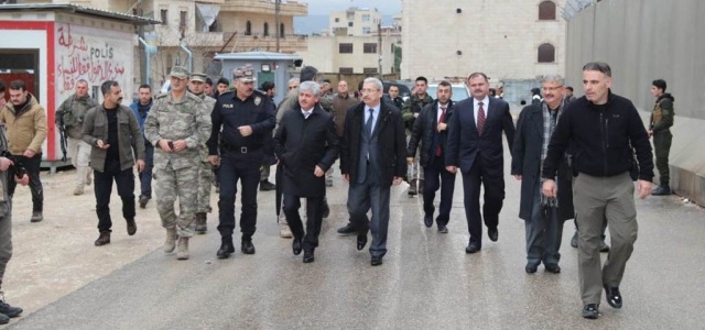 Vali Doğan Afrin'de İncelemelerde Bulundu