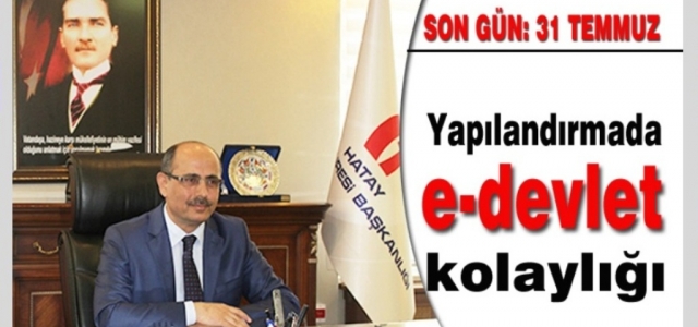 Yapılandırmada e-devlet Kolaylığı