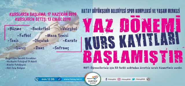 Yaz Kursu Kayıtları Başlıyor