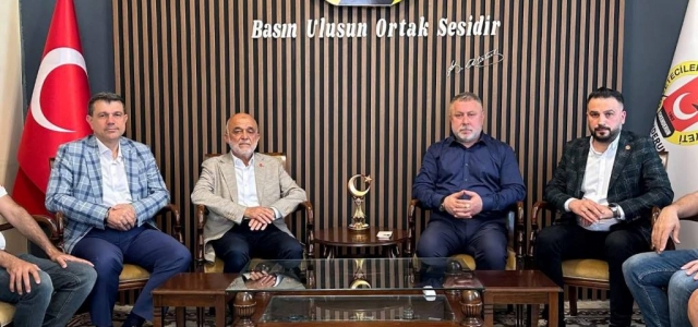 YENİDEN REFAH PARTİSİ, İSKENDERUN GAZETECİLER CEMİYETİ'Nİ ZİYARET ETTİ