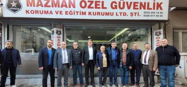 Başkan Adayı Mehmet Dönmez'den Mazman Güvenliğe Ziyaret