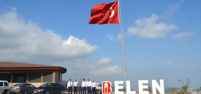 ‘BELEN' Yazısı Türk Bayrağıyla İle Bütünleştirildi.
