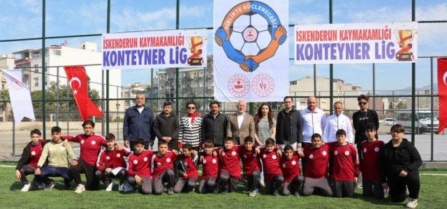İskenderun'da Konteyner Futbol Ligi Başladı