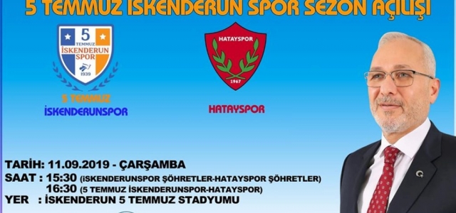 İskenderunspor, Hatay Spor'la Sezonu Açıyor