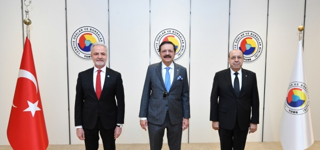 İTSO Yönetimi TOBB Başkanı Rifat Hisarcıklıoğlu'nu Ziyaret Etti