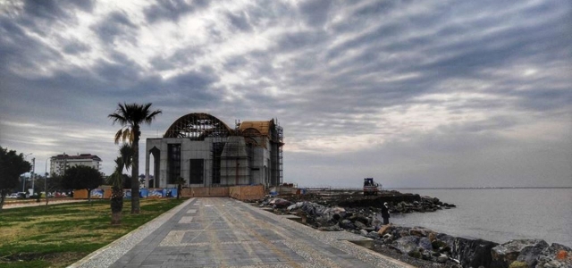 Sahil Camii İnşaatı Çalışmaları Sürüyor!