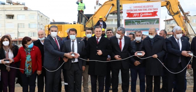 Samandağ Atatürk Sahil Parkı'nın Temeli Atıldı