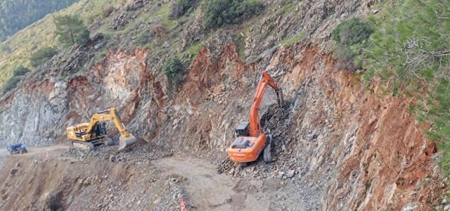 Serinyol-Madenli Yolunda Çalışmalar Hızlandı