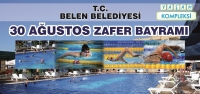 Belen'de Zafer Bayramı Yüzme Yarışması