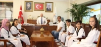 Başarılı Taekwondocular Başkan Tosyalı'yı Ziyaret Etti