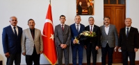 Başkan Gül'den Kaymakam Yönden'e Hayırlı Olsun Ziyareti