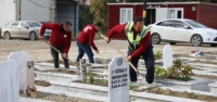 HBB'den Deprem Şehitleri Mezarlığına Çevre Düzenlemesi