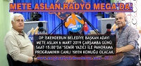 METE ASLAN Mega Radyo'da Konuşacak!
