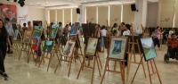 Resim Ve Sanat Atölyesi Kursiyerleri Yeteneklerini Sergiledi